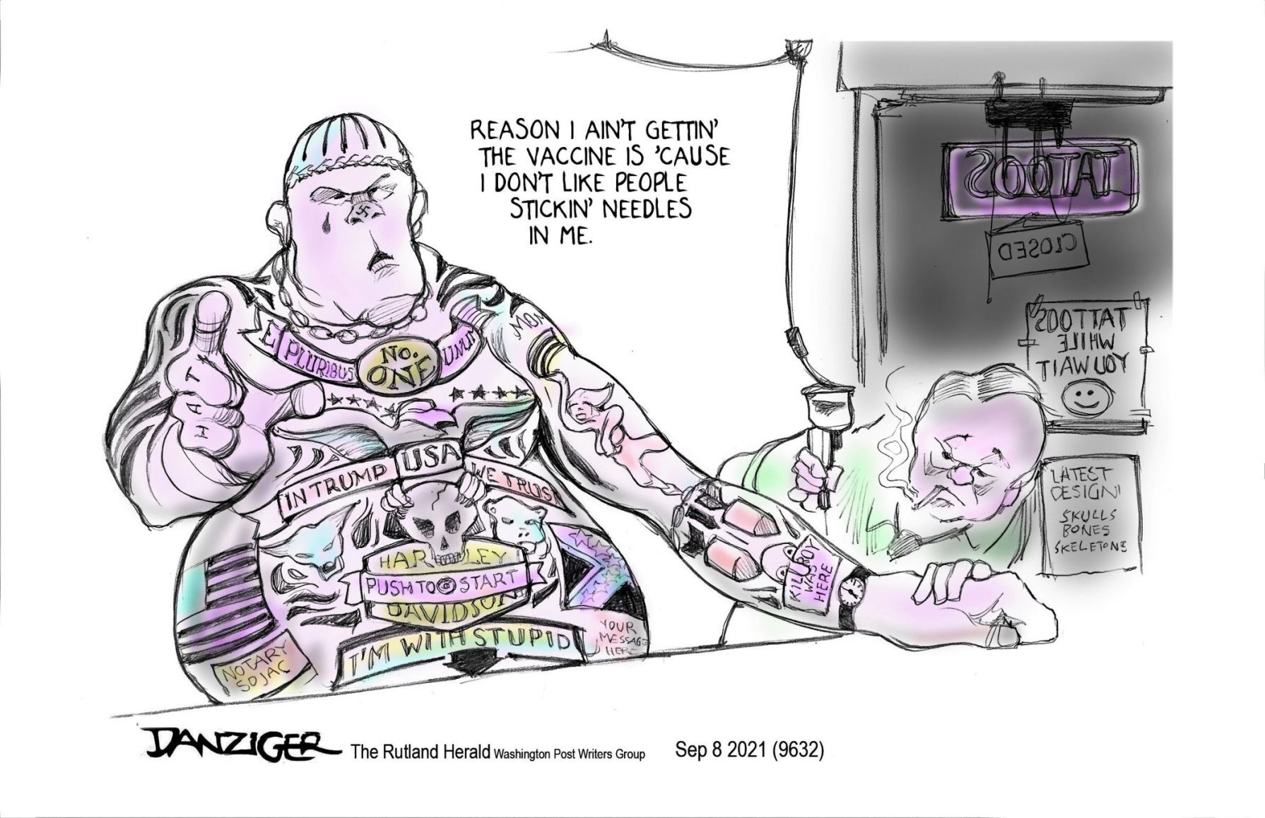 Jeff Danziger cartoon